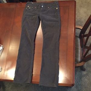 True Religion straight legged cords